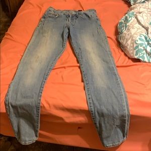 Pair of denim jeans